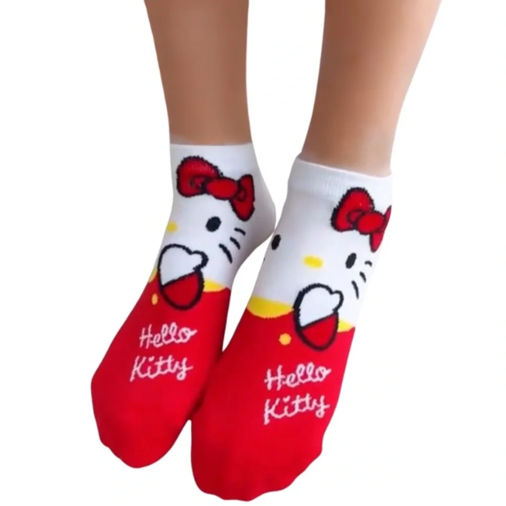 NWT! 5-Pair Hello Kitty Low-Cut Socks Set